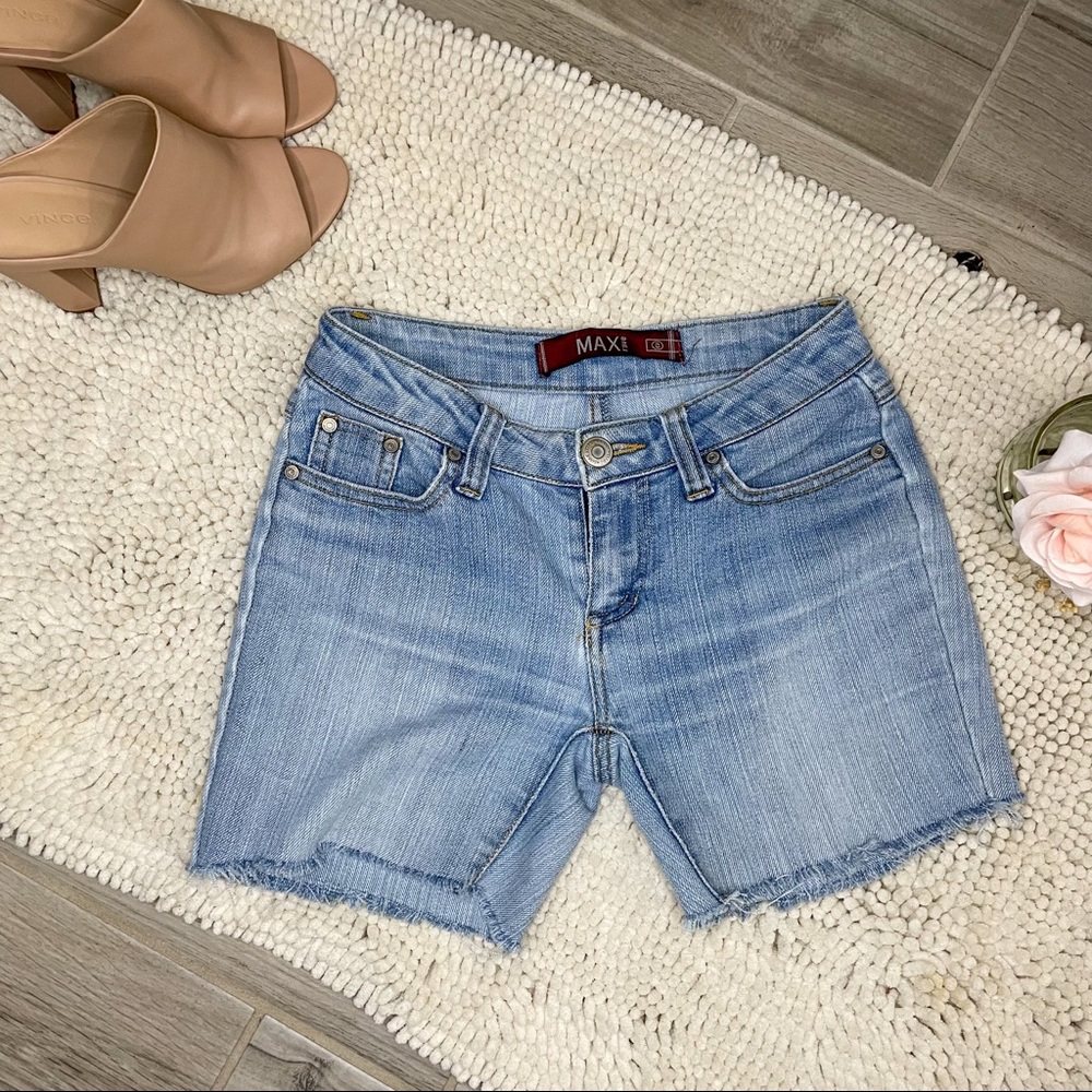 Max Rave Jeans Shorts Low Rise Size 0 - Picture 3 of 8